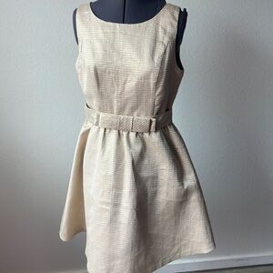 Lauren Conrad dress size 8 gold shimmer dress